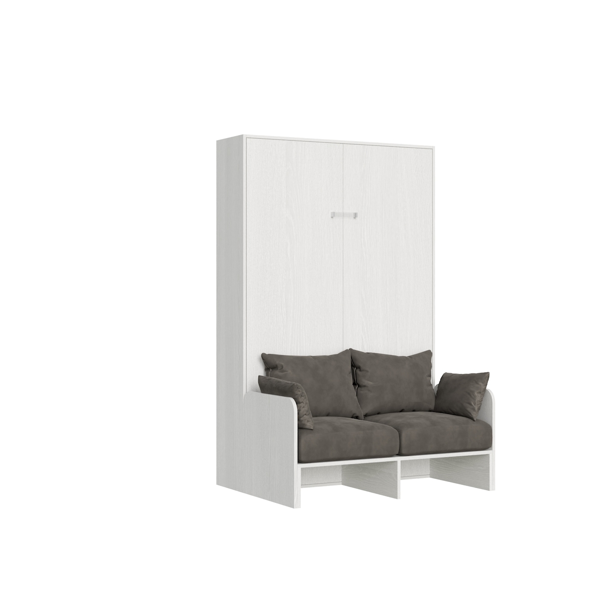 Itamoby Bett 120 Kentaro vertikales Klappsofa Esche weiß Klappbett Image