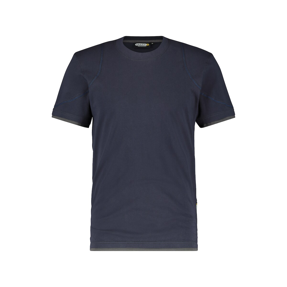 DASSY® Kinetic T-Shirt Arbeit nachtblau/anthrazitgrau M Image