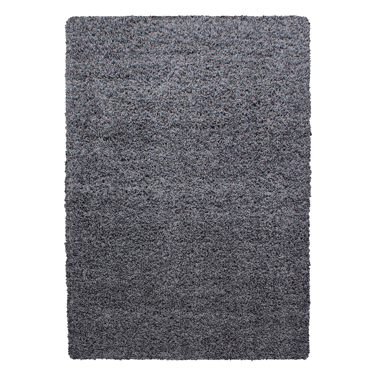 Teppich Waschbar Shaggy Uni Kuschelig Strapazierfähig Schlafzimmer Esszimmer Grau 160x230 cm OEKO-TEX Gekettelt – RHEIN von Kadima Design Image