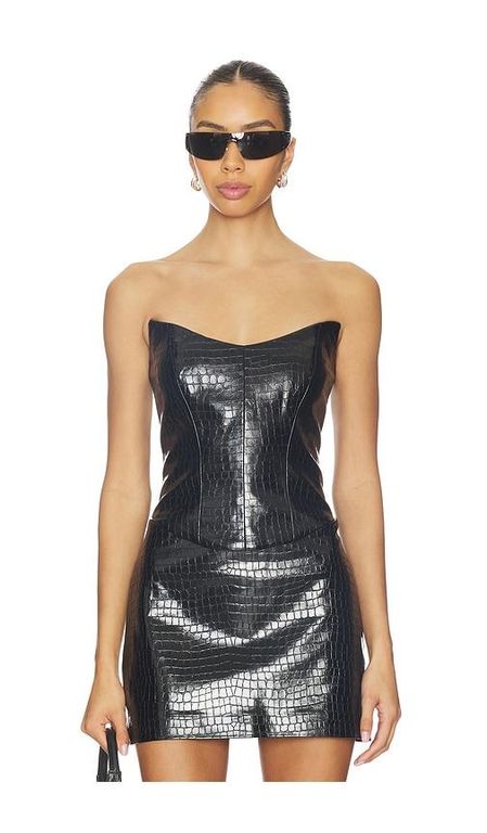 Yaz Bustier - Black - Nbd Tops