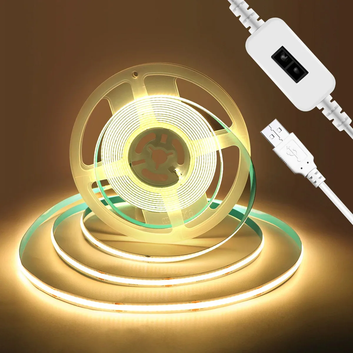 5V USB COB LED-Streifen mit Handbewegungssensor für Küchenschrank- und Schrankbeleuchtung