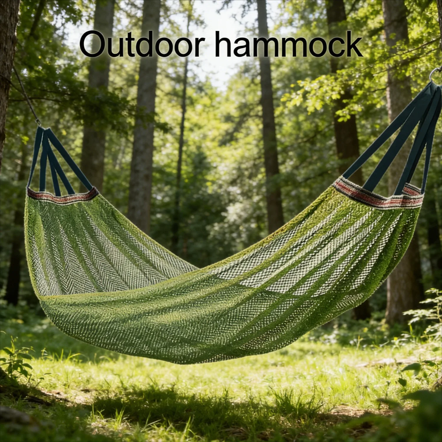 Campout Outdoor-Hängematte, Sturzsicheres Camping-Reisezubehör, Multifunktionale Outdoor-Ausrüstung für Alle Altersgruppen und den Garten