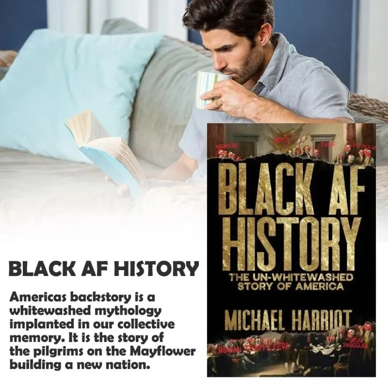 Für Black AF History Book - The Story Of The Pilgrims On The Mayflower Building A New Nation Libreria PhilosophybookEnglish Books Image