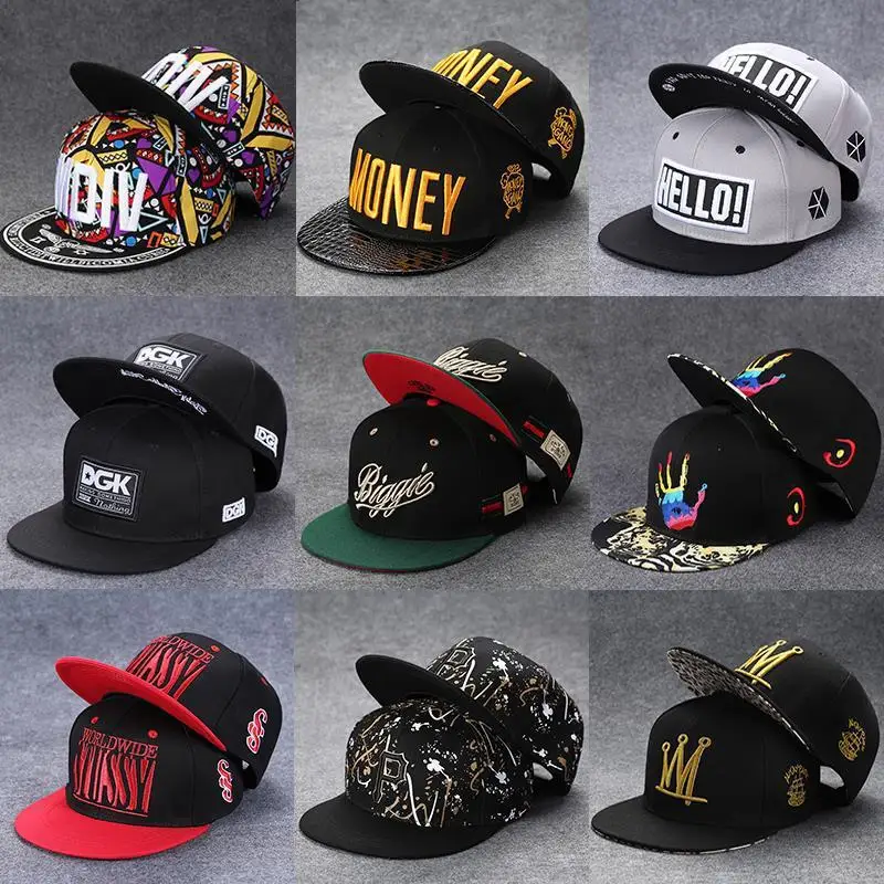 Hip-Hop Flat Hat für junge Paare, koreanische Version, Hip-Hop-Baseballkappe, Sonnenhut für Männer und Frauen, Modetrends, vielseitig, verstellbar