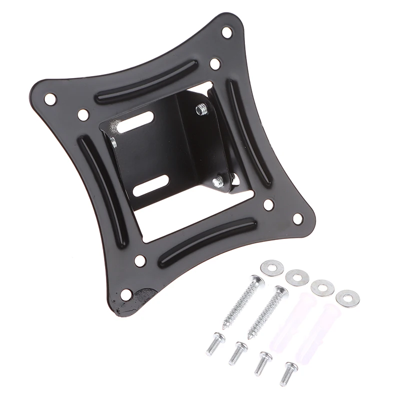 [Y] 1 ensemble de supports muraux pour téléviseurs LCD LED de 14 à 27 pouces, support mural fixe pour écran plat, support de cadre de télévision, angle d