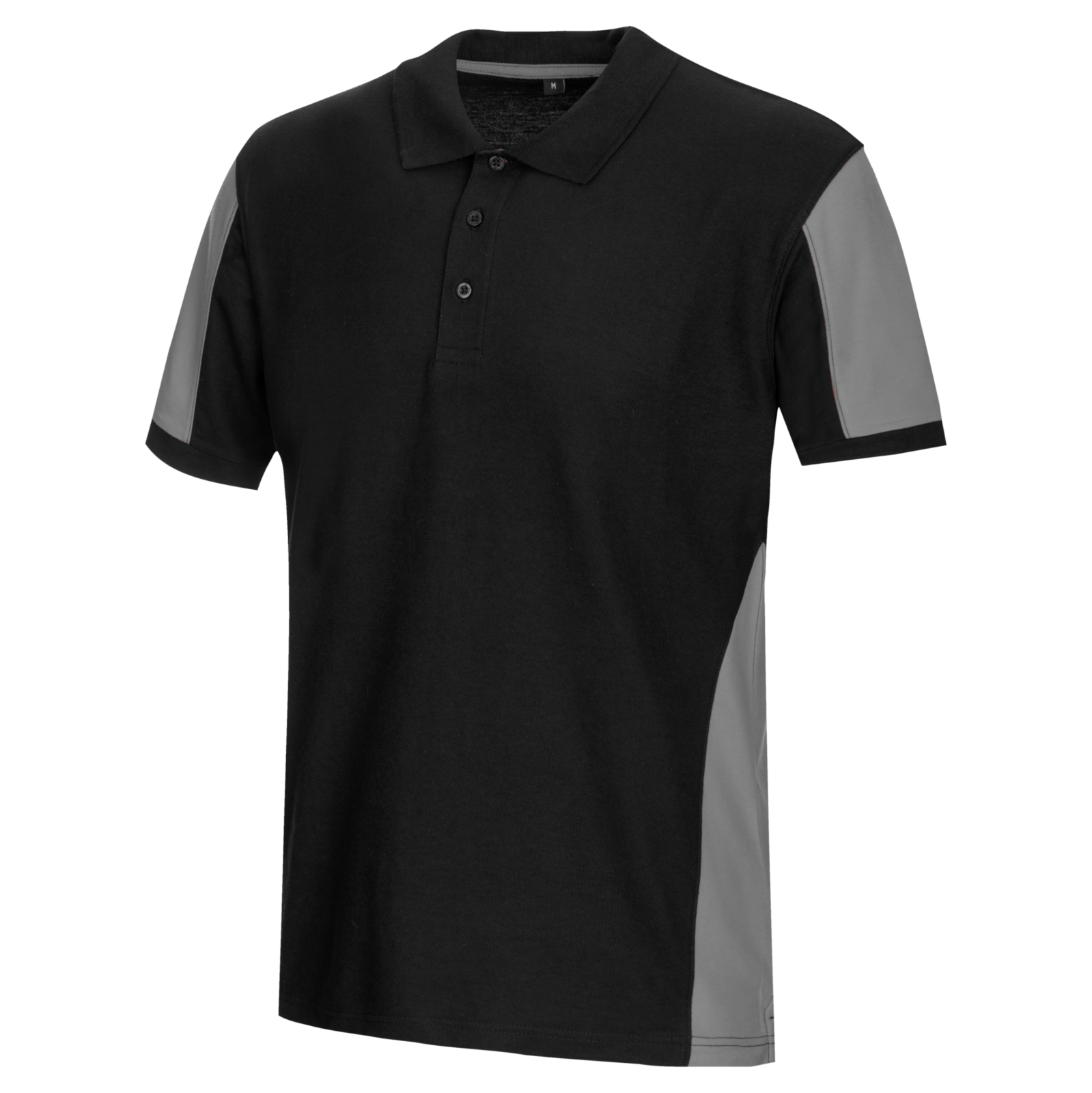 Polo de travail bicolore JOB+ BICOLOR noir/gris