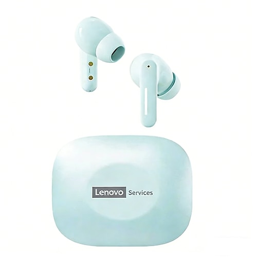 Lenovo kabellose Ohrhörer, Bluetooth 6.0-Chip, Ladecase, 35 Stunden Akkulaufzeit, 360°-Raumklang mit 3D-Panorama-Sound, In-Ear-Kopfhörer für Gaming, Musik und Sport Image
