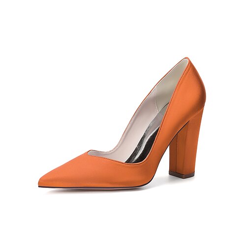 Marineblaue Damenpumps mit Blockabsatz, elegante Schuhe für die Mutter der Braut bei einer Hochzeit in der Stadt, bequeme Schuhe mit spitzer Zehenpartie und mittelhohem Absatz für formelle Anlässe