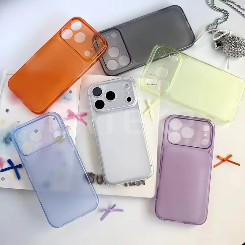 Custodia Ultra Sottile Trasparente in Silicone per iPhone 17 Pro, 17 Air, 17 Pro Max, 17 Plus - Cover Morbida Opaca in TPU Trasparente