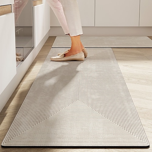 Saugfähiger, ölabweisender, rutschfester Küchenläufer aus Kieselgur, leicht zu reinigen, waschbar, für den Heimgebrauch Image