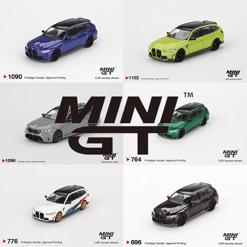 MINIGT 1/64 BMW M3 Competition Touring Portimao Auto Metallica in Lega Pressofusa Modellino Giocattolo per Bambini