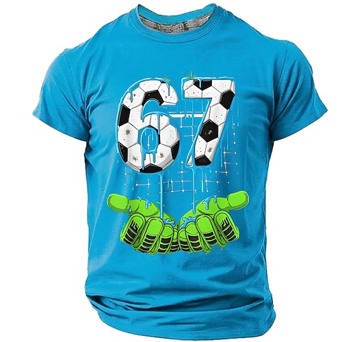 Herren-Torwarthandschuhe mit Fußballmotiv (Größe 67) in Grün, ideal für Fans der Fußball-Weltmeisterschaft. Auch als Streetwear erhältlich. Normale Passform. Größen: S, M, L, XL, XXL, XXXL. Image