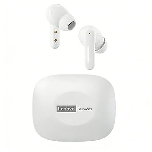 Lenovo kabellose Ohrhörer, Bluetooth 6.0-Chip, Ladecase, 35 Stunden Akkulaufzeit, 360°-Raumklang mit 3D-Panorama-Sound, In-Ear-Kopfhörer für Gaming, Musik und Sport Image
