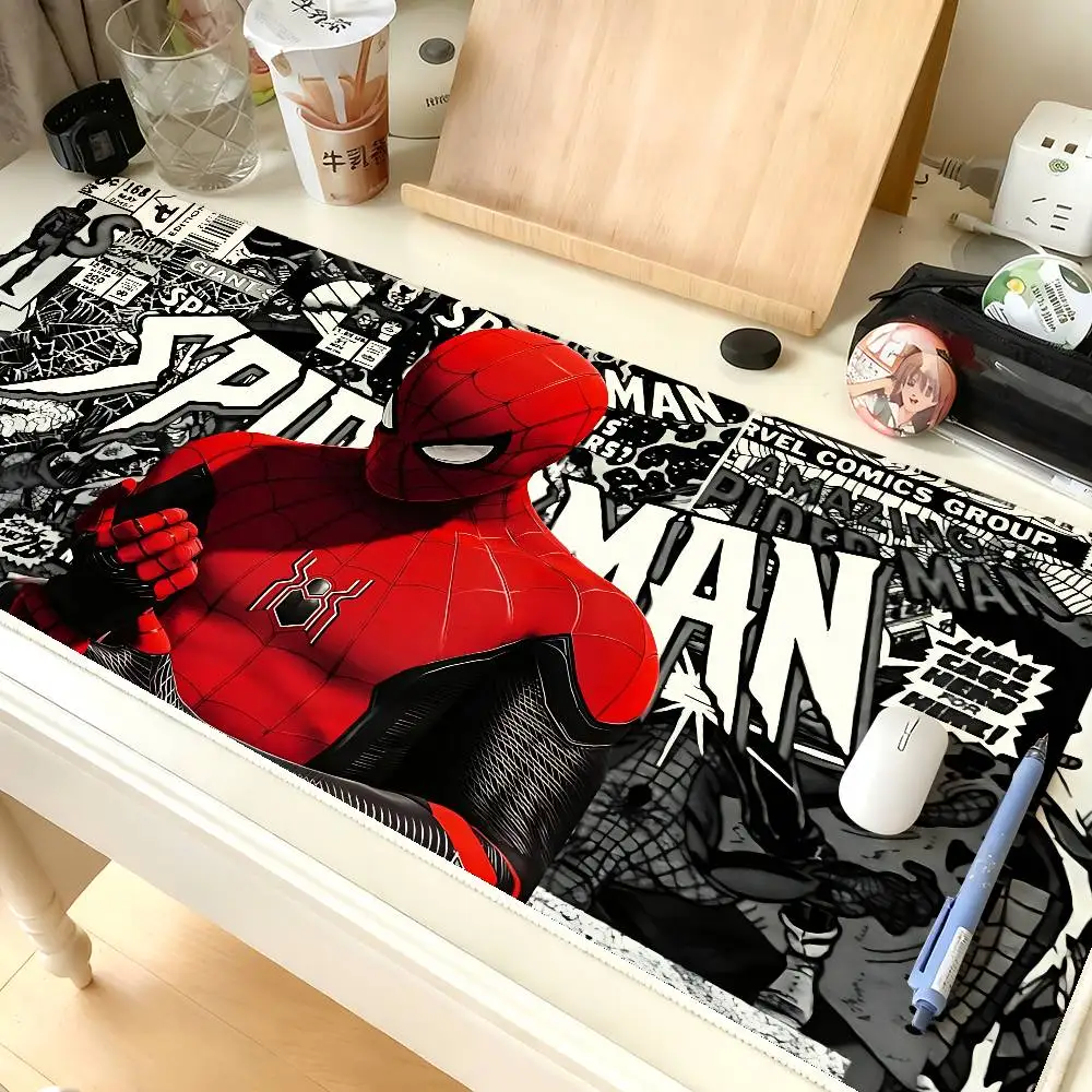 Cool-S-spider-manS Classic Movie Mouse Pad Computermatte Schreibtischunterlage Laptop-Tastaturmatte Büro Große Landschafts-Mausmatte Image