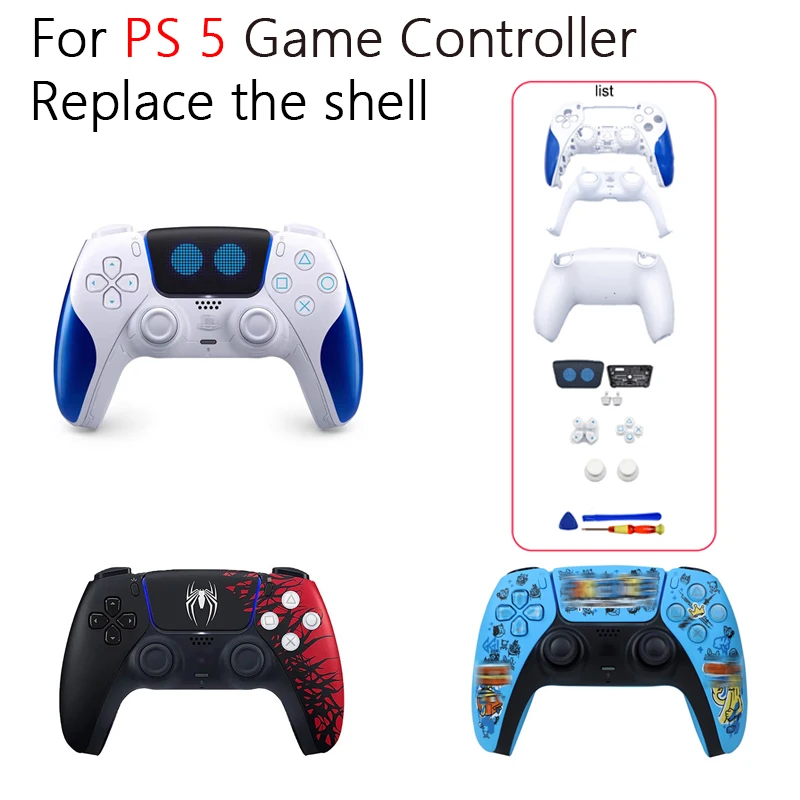 Für PS5 Spielcontroller Gehäuse-Ersatz für PS5 BDM-050 040 030 020 010 Reparatur-Ersatzgehäuse für PS5 Zubehör Image