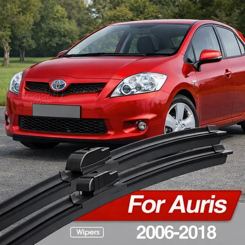 Für Toyota Auris 2006-2018 Frontscheibenwischerblätter 2 Stück Windschutzscheiben-Zubehör 2007 2008 2009 2010 2012 2014 2017 Image