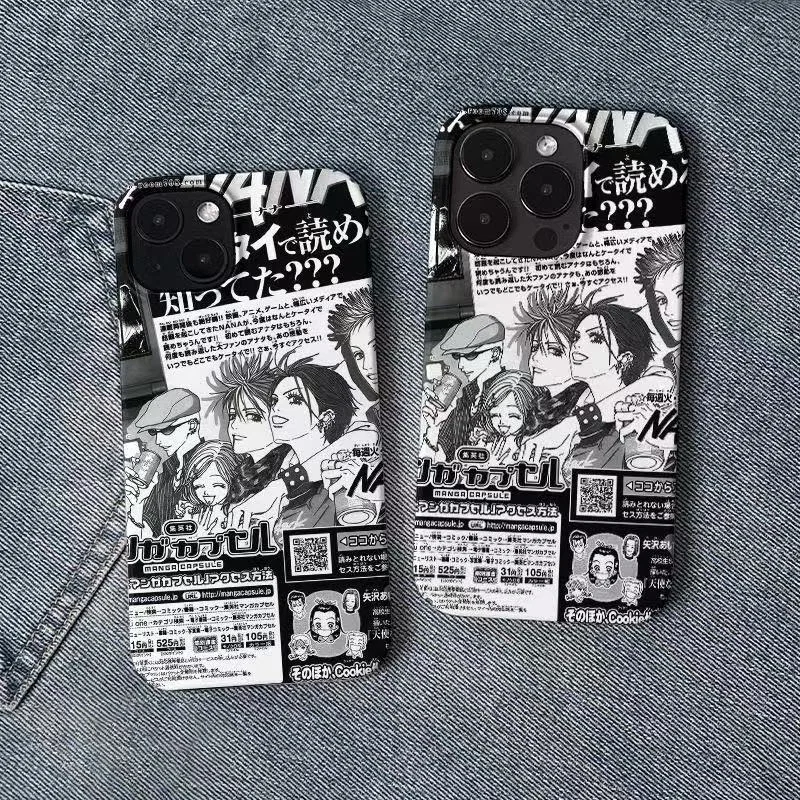 Luxus Anime Oosaki Nana Soft Case Schutz für iPhone 16 15 13 12 11 14 Pro Max XS XR 7 8 16 Plus X SE Cool Girl Coque Image