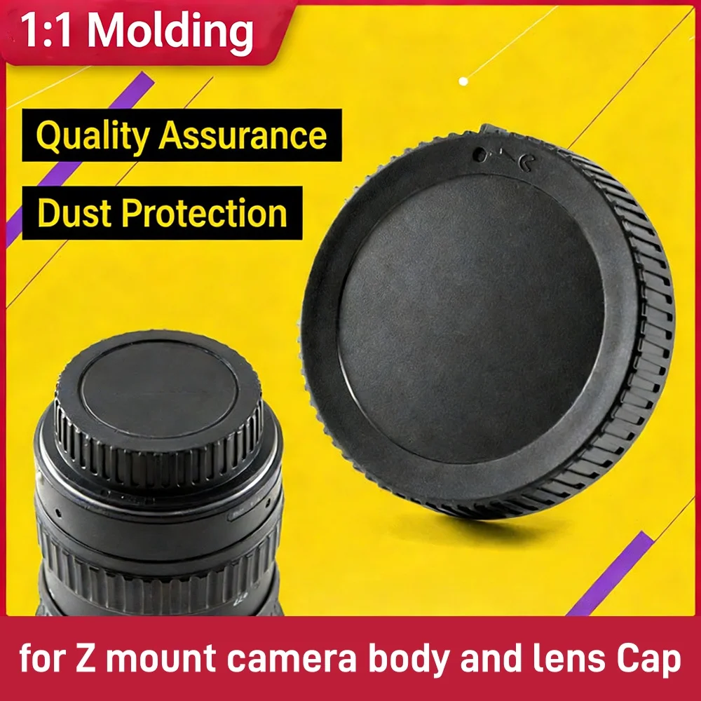 Kamera-Gehäuseabdeckung und Objektivrückdeckel, Staubdichte Abdeckung für Nikon Z5 Z6 Z6II Z7 Z7II Z8 Z9 Z50 Z50II Zfc Z30 ZR Spiegellose Kameras Zubehör Image
