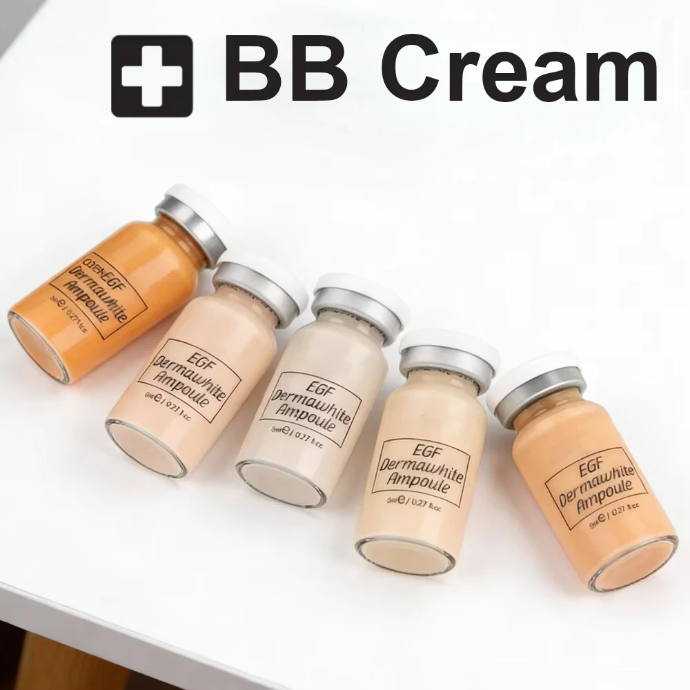 Korea 8ml BB Cream Ampulle Hautbooster Serum Set Aufhellend Feuchtigkeitsspendend Lachs-DNA Hautpflege Image