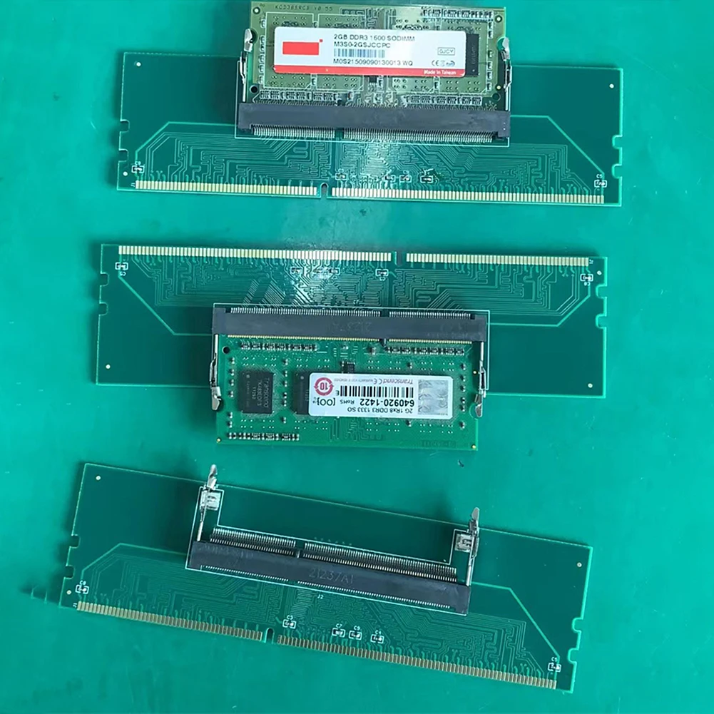1-5 Stück Laptop-zu-Desktop-Speicheradapterkarte SO-DIMM zu PC DIMM Karte DDR3 DDR4 Speicher RAM Anschlussadapter Memory Stick Image