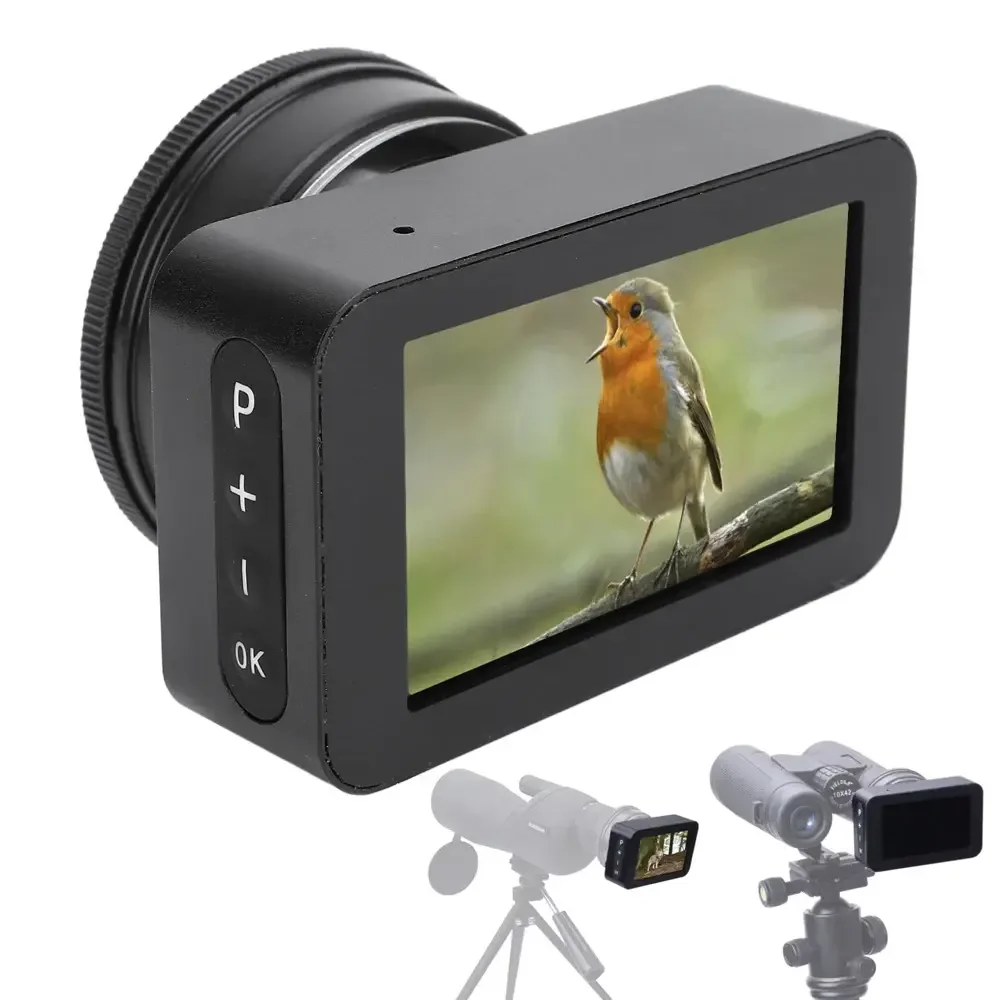 4K-Teleskop-Okularkamera für Astronomie, 3-Zoll-Farbdisplay, elektronisches Okular, Astrofotografie, Planetenbeobachtung, Vogelbeobachtung Image