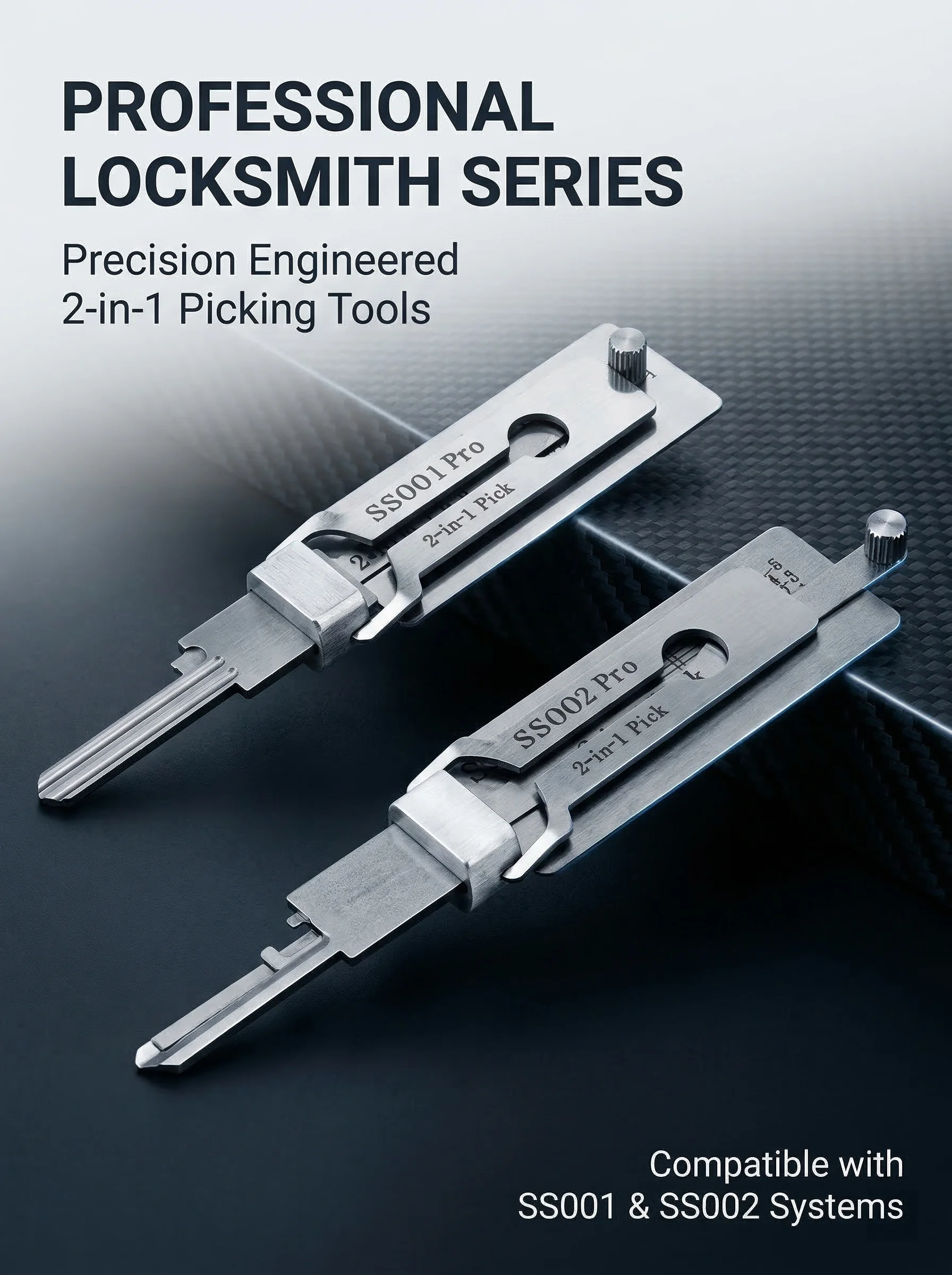 Lishi Yale 2-in-1 Schlossöffner-Masterkey-Decoder mit Micha-Haken Topolines für SS001 SS002 - Lockpicking-Werkzeuge Image