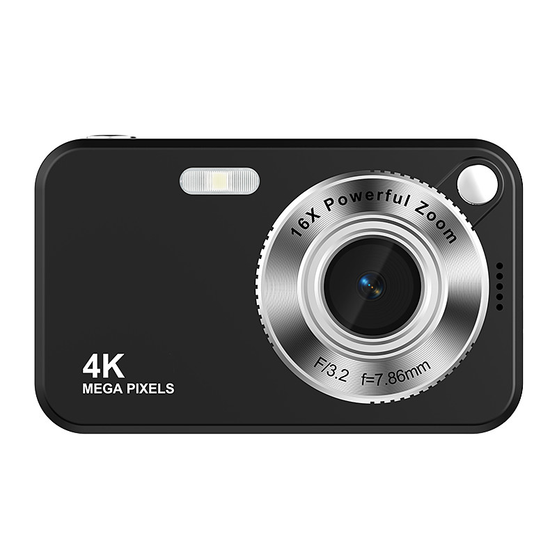 4K Digital Camera for Photography 64MP, Autofocus Vlogging Camera for YouTube, 16X Zoom Compact Camera for Students Beginners Teens, Portable Point and Shoot Camera with Flash Filters, Gift
