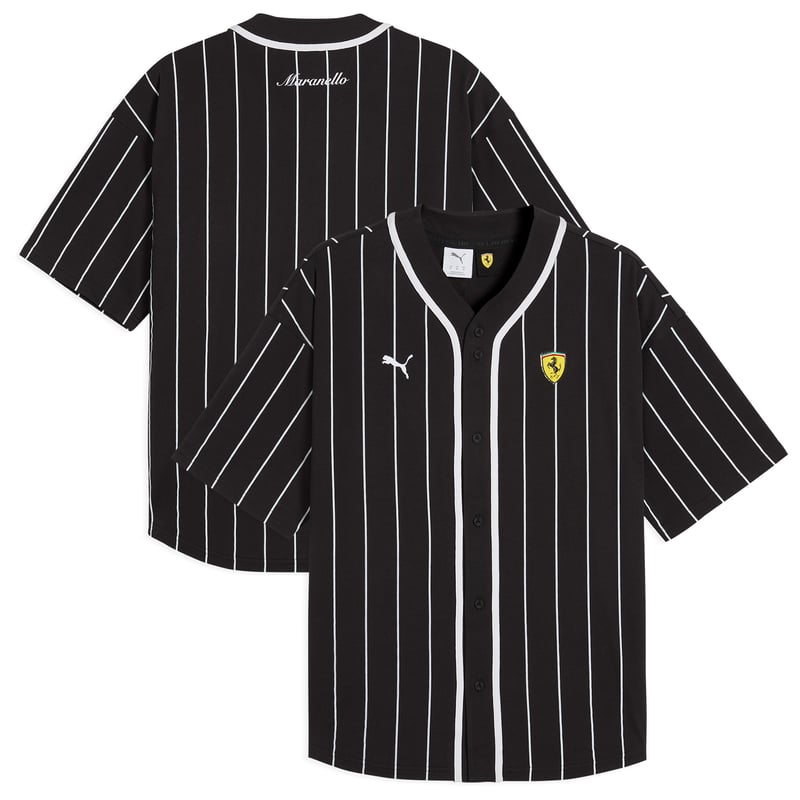 Scuderia Ferrari Baseball-Trikot von Puma – Schwarz