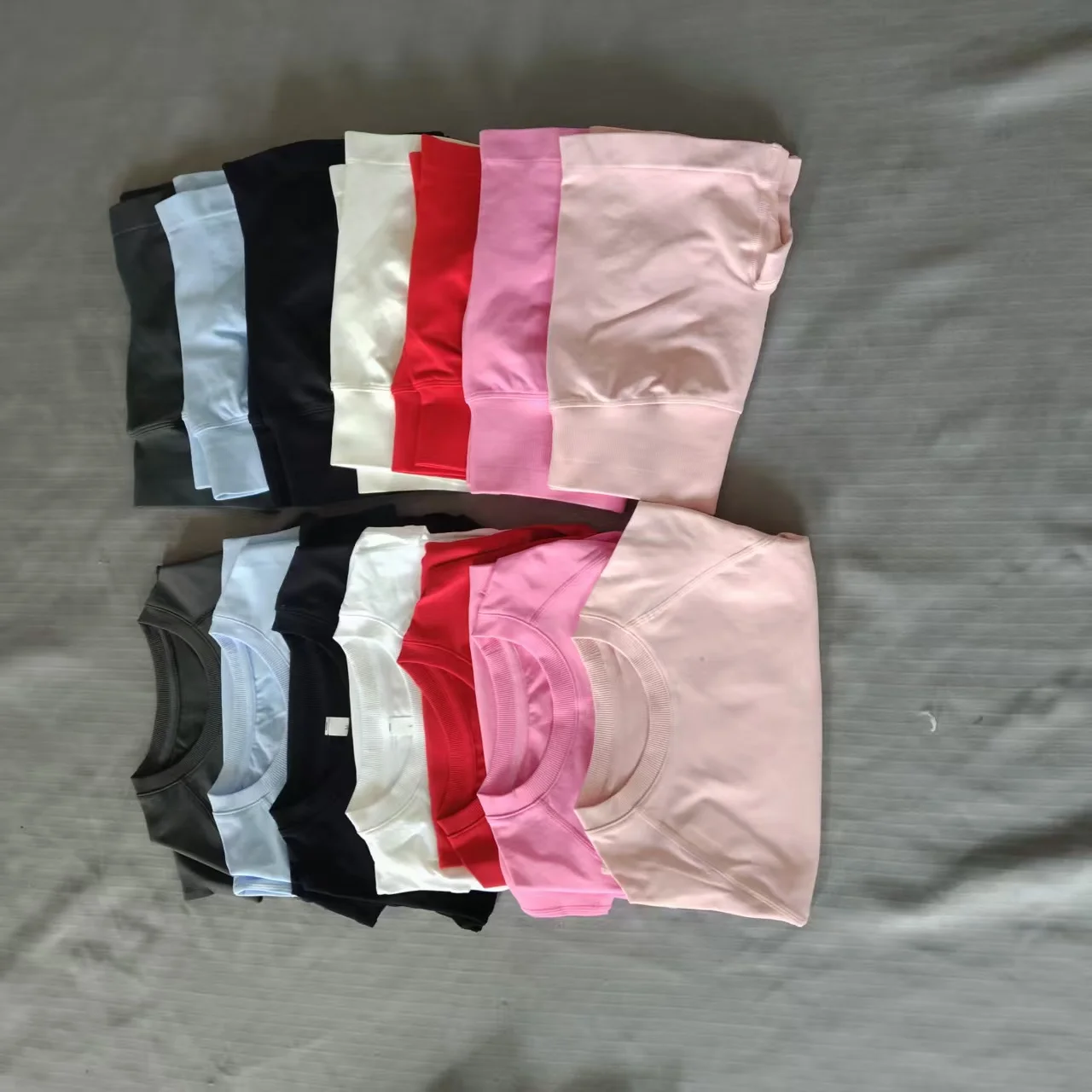 Ensemble de sport d'été D Logo Impact 2 pièces, ensemble de yoga sans couture à manches courtes, ensemble de fitness pour femmes, short de sport pour la course à pied, ensemble de fitness