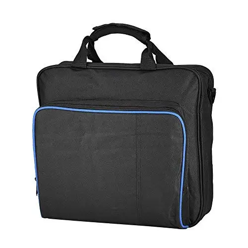 1 pièce – Sac de transport portable pour console de jeu P4 et P4 SLIM, organisateur à bandoulière unique pour accessoires de console P4