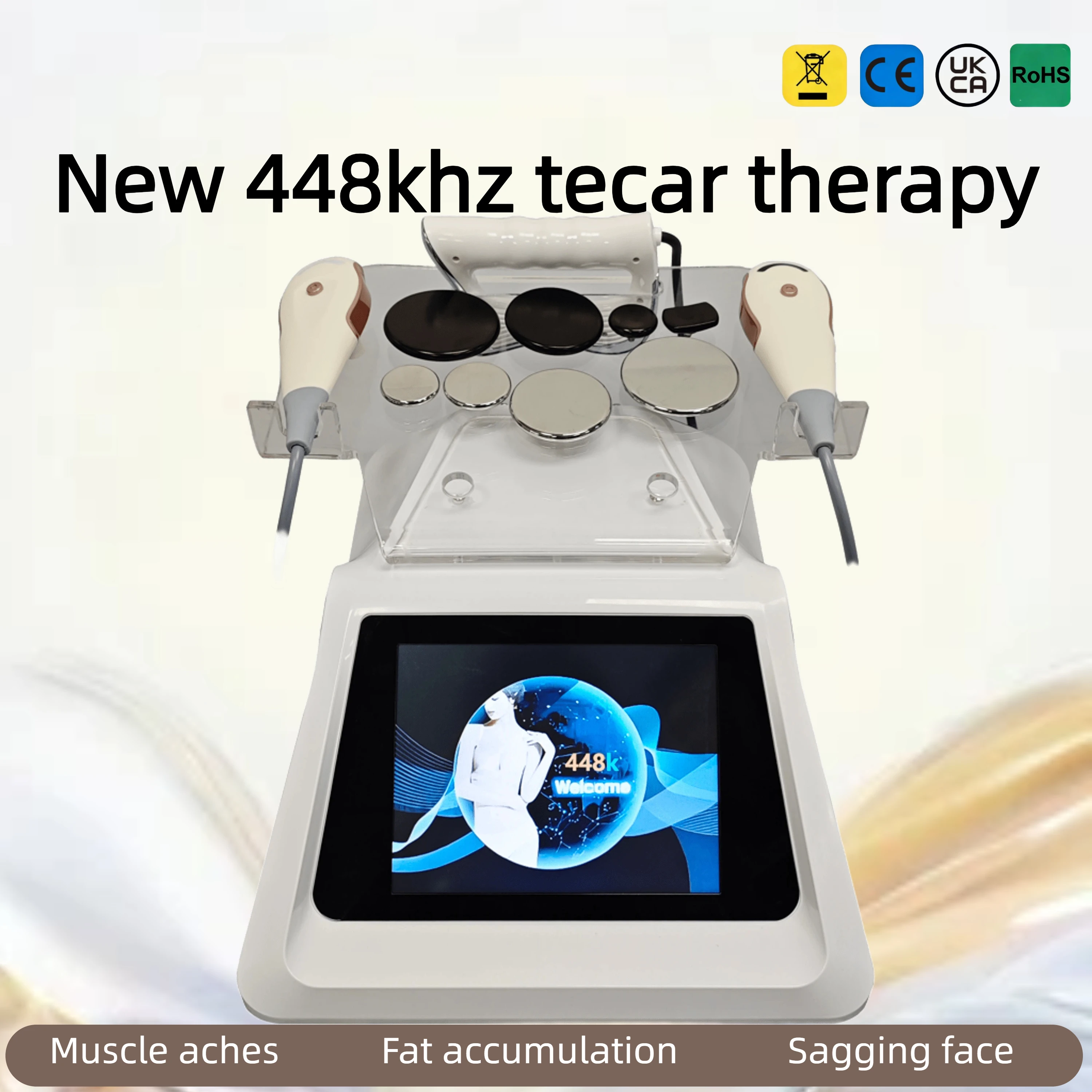 Professional 448k High-Frequency Thermo Beauty & Health Device Beauty Device Tighten Skin Massager Beauty Device Body Slimming