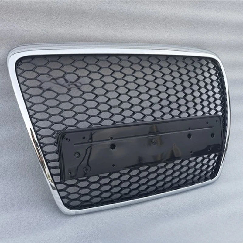 Vorne Waben Für Audi A6 geändert RS6 2005 2006 2007 2008 2009 2011 Grill Grille Trim Front Stoßstange Racing Grills auto Image