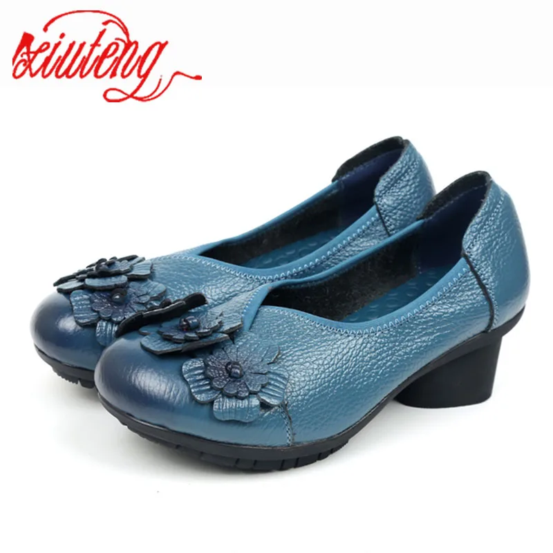 Xiuteng frauen Schuhe Aus Echtem Leder Schuhe 2020 Herbst Mode Schuhe Non-Slip Weichen Boden Sandalen Frauen Sommer Schuhe für Geschenk