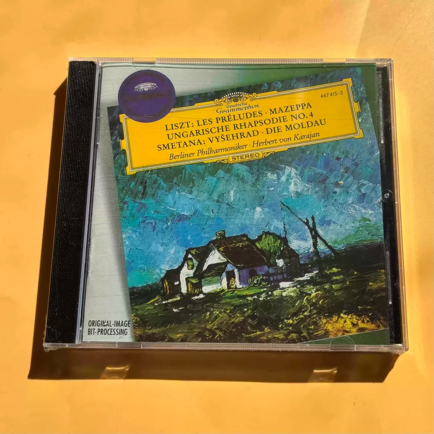 Herbert Von Karajan Berliner Philharmoniker spielt Liszt Les Preludes Mazeppa Smetana Die Moldau DG Klassisches Meisterwerk Image