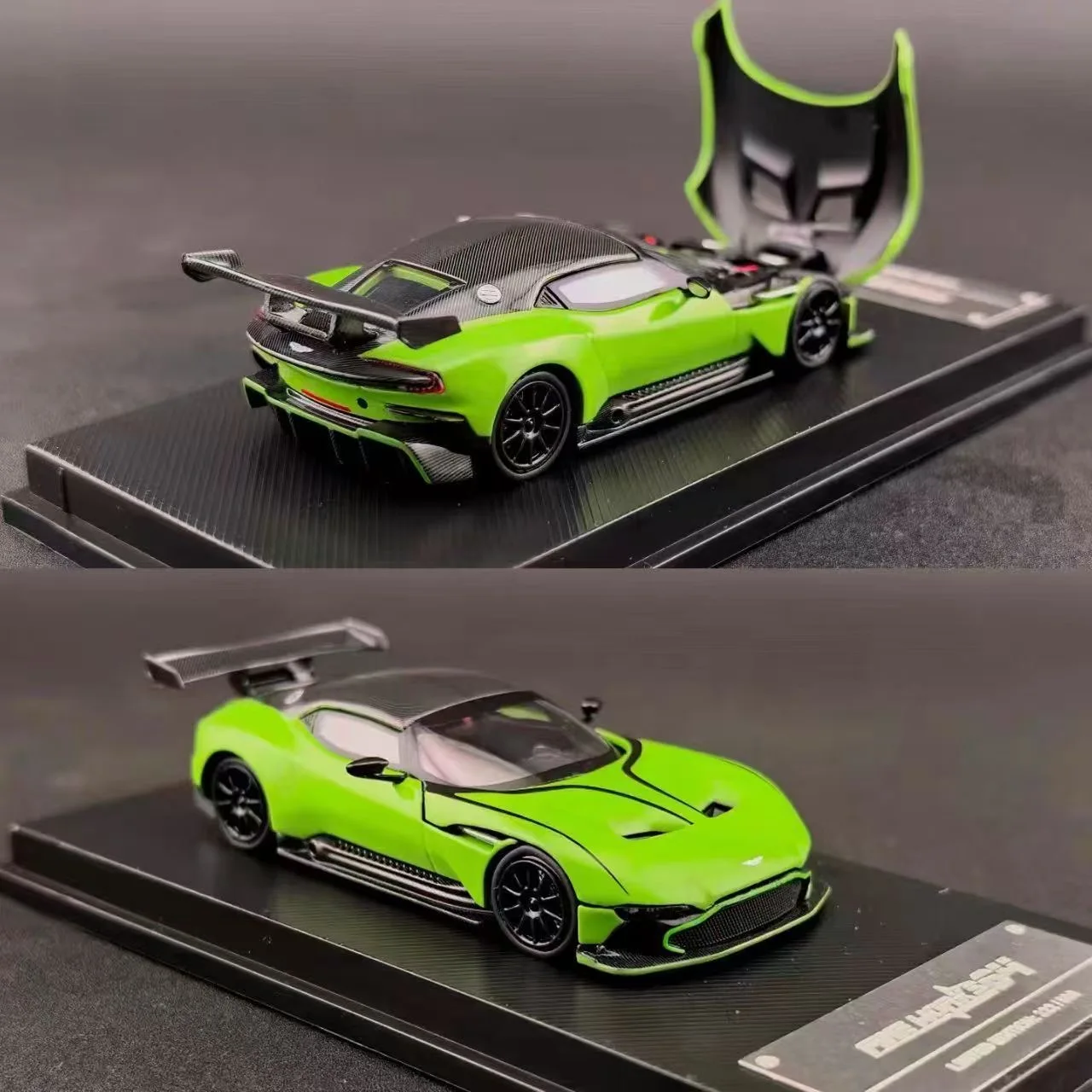 1/64 Vulcan Modellauto Oldtimer Druckguss-Fahrzeug Sammlermodell Mit Vitrine Geschenke für Erwachsene