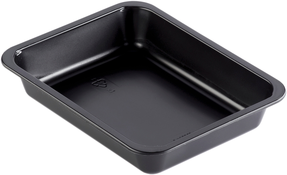 Duni PP-Schale Caterline 227 x 178 x 40 mm Schwarz ungeteilt, 216 Stk/Krt (1 x 216 Stk) Image
