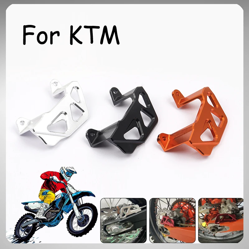 Protezione CNC per Disco Freno Posteriore Moto per KTM XCFW EXC EXCF SXF XCF Six Days TE FE FC TC 2004-2024, Protezione Pinza Freno Posteriore