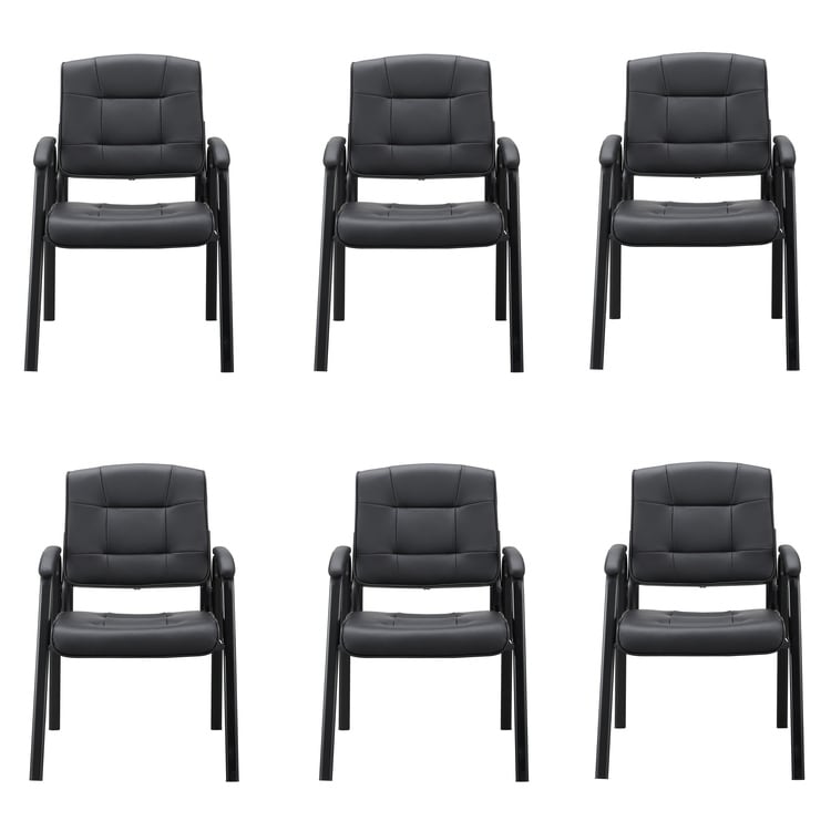 Waiting room chair set of 6 | Reception chair | Office chair | Office visitor chair | Comfortable office seating set