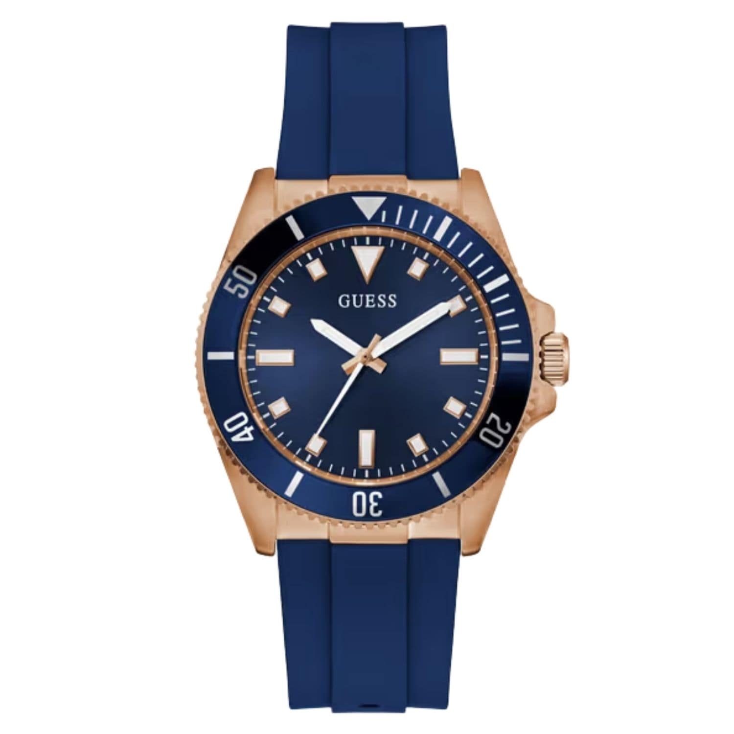 Guess Men's Cliff Blue Dial Watch - GW0969G3 - One Size