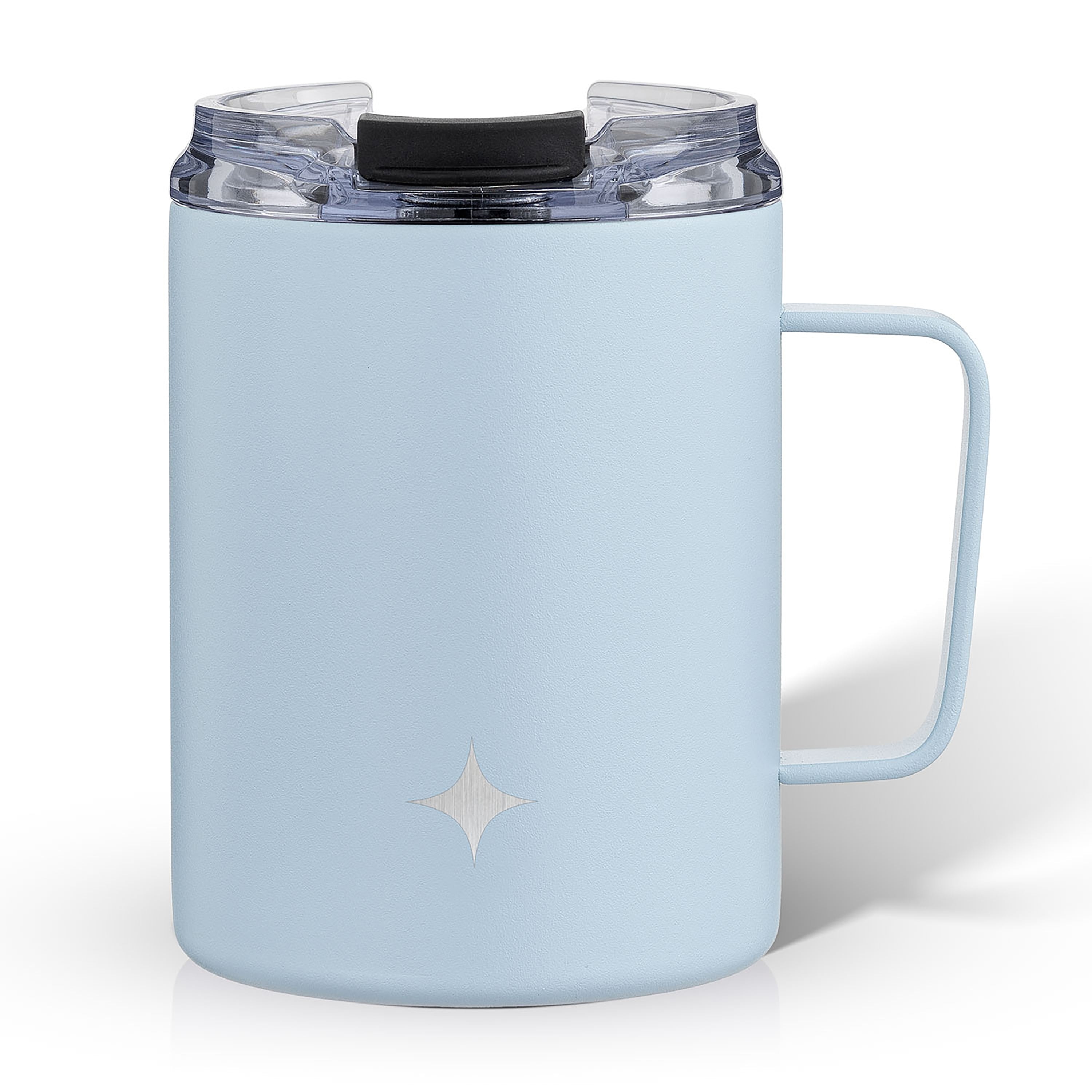 JoyJolt Vacuum Insulated Stainless Steel Tumbler Mug with Lid & Handle - 12 oz - 12 oz