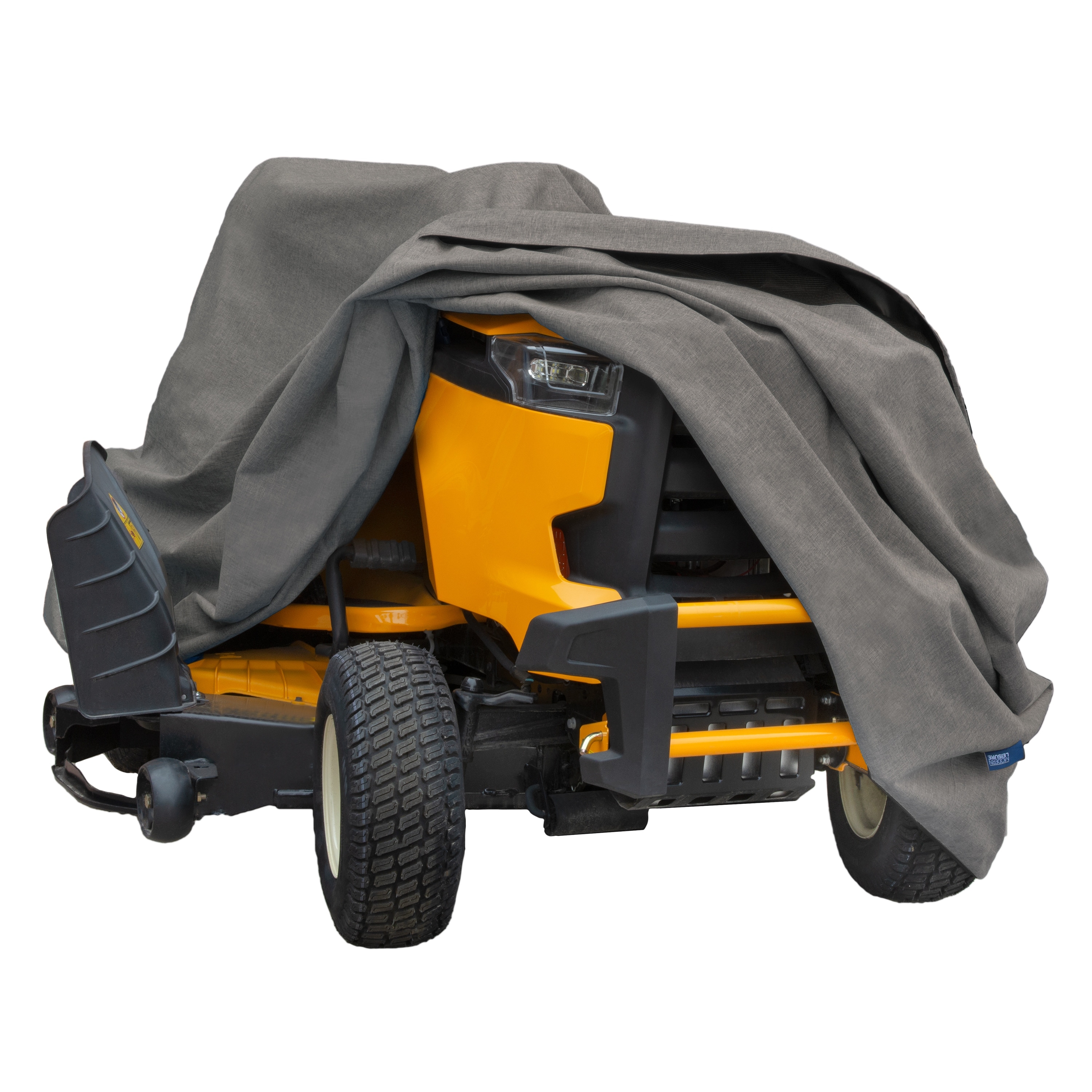 Modern Leisure Garrison Waterproof Riding Lawnmower Cover, Fits Decks up to 62", 82"L x 50"W x 47"H, Heather Gray