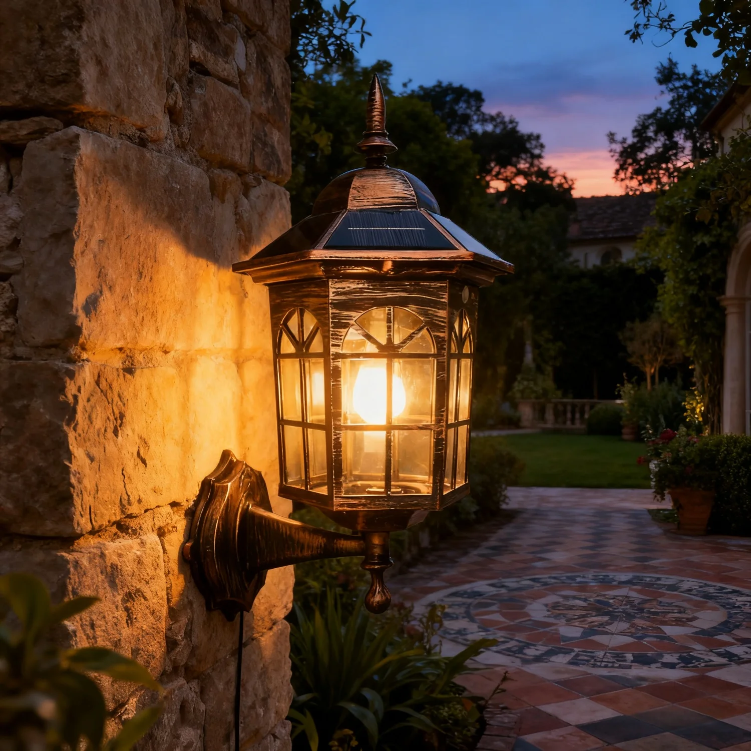 1PC Retro Landscape Solar Pathway Light Tungsten Filament Lamps Outdoor Garden Street Floor Decorative Solar Garden Led Lights