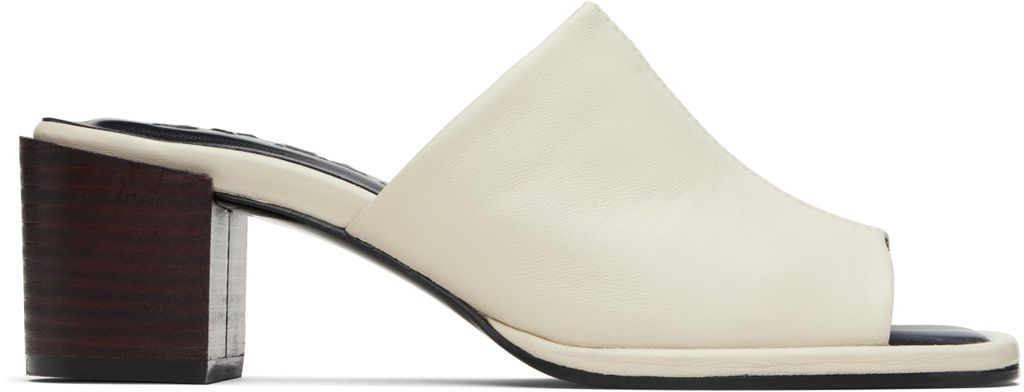 Off- Francisco Lamb Nappa Heeled Sandals