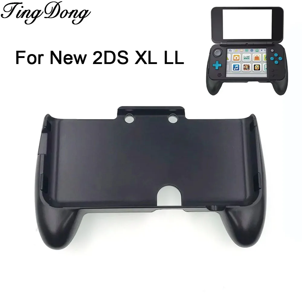 1PC Schutzhülle aus ABS-Kunststoff, schwarz, Gamepad-Handgriff-Zubehör für neue 2DS XL/LL-Konsole, Gamepad-Halterung Image