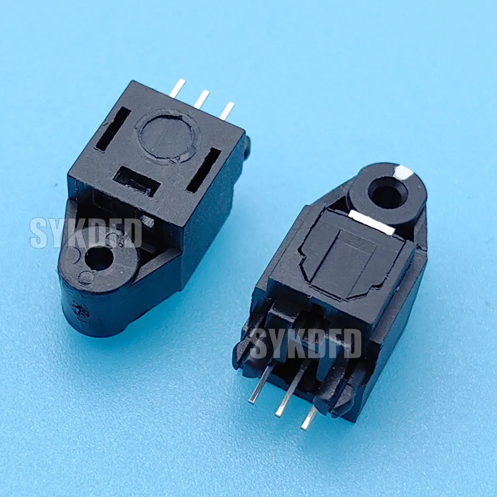 1-10 stücke Audio Optic Fiber Terminal Horizontale Pin 3-Pin Optische Faser Halter Stecker DLR2180 (Senden/Empfang Ende) Image