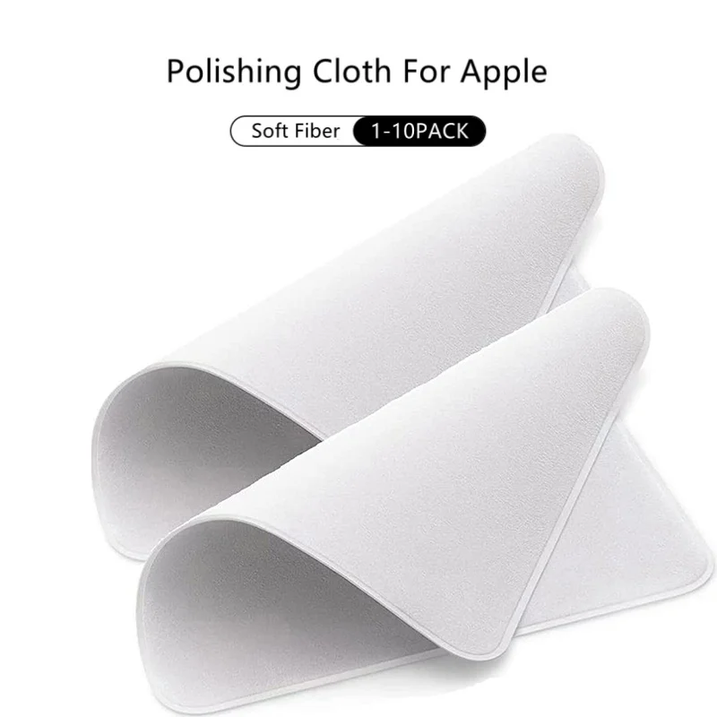 Bildschirm-Poliertuch für Apple iPhone, iPad, Watch, MacBook, Wischtuch, Computer-Bildschirm-Reinigungstuch, weiches Mikrofaser-Wischtuch Image