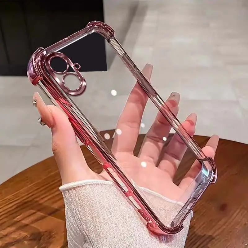 Für Samsung Galaxy F70e Hülle Galaxy A07 M17E M07 F07 A06 A05 4G Handyhülle Vier Ecken Verstärkte Stoßfeste Beschichtung Rückseite Image