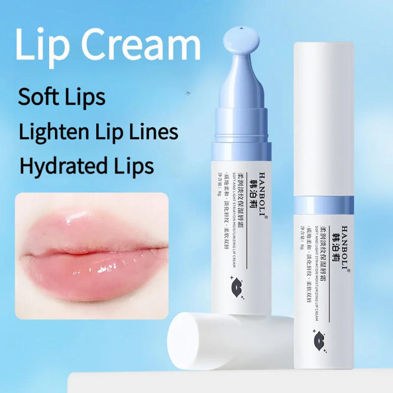 1/2/3 Stück feuchtigkeitsspendender Lippenbalsam, der feine Linien aufhellt, feuchtigkeitsspendende Anti-Trockenheits-Lippencreme, beruhigender Reparatur-Lippenpflegestift für Männer und Frauen Image