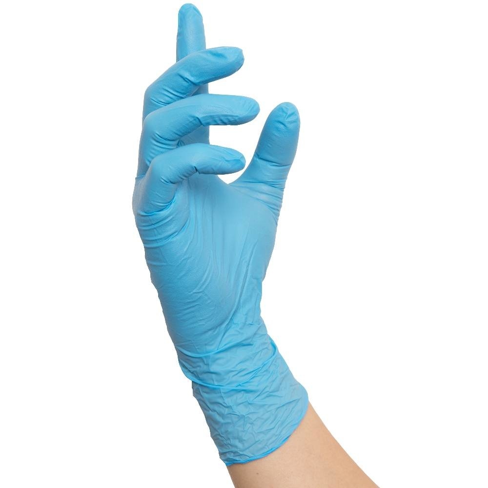 Nitras Supreme Nitrile, Nitril-Einmalhandschuhe, Nitril, blau XXL 100 Stück Image