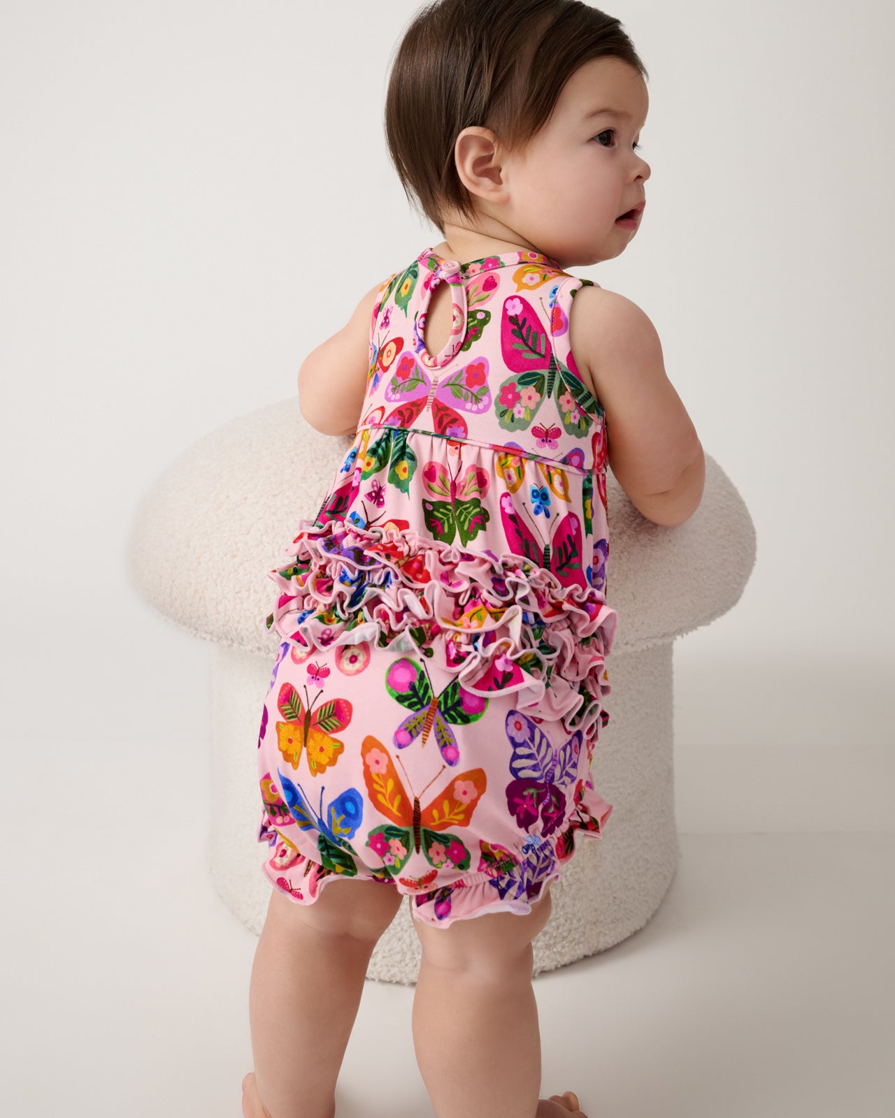 Flutter Garden Bamboo Baby Bubble Romper - 6-12 months